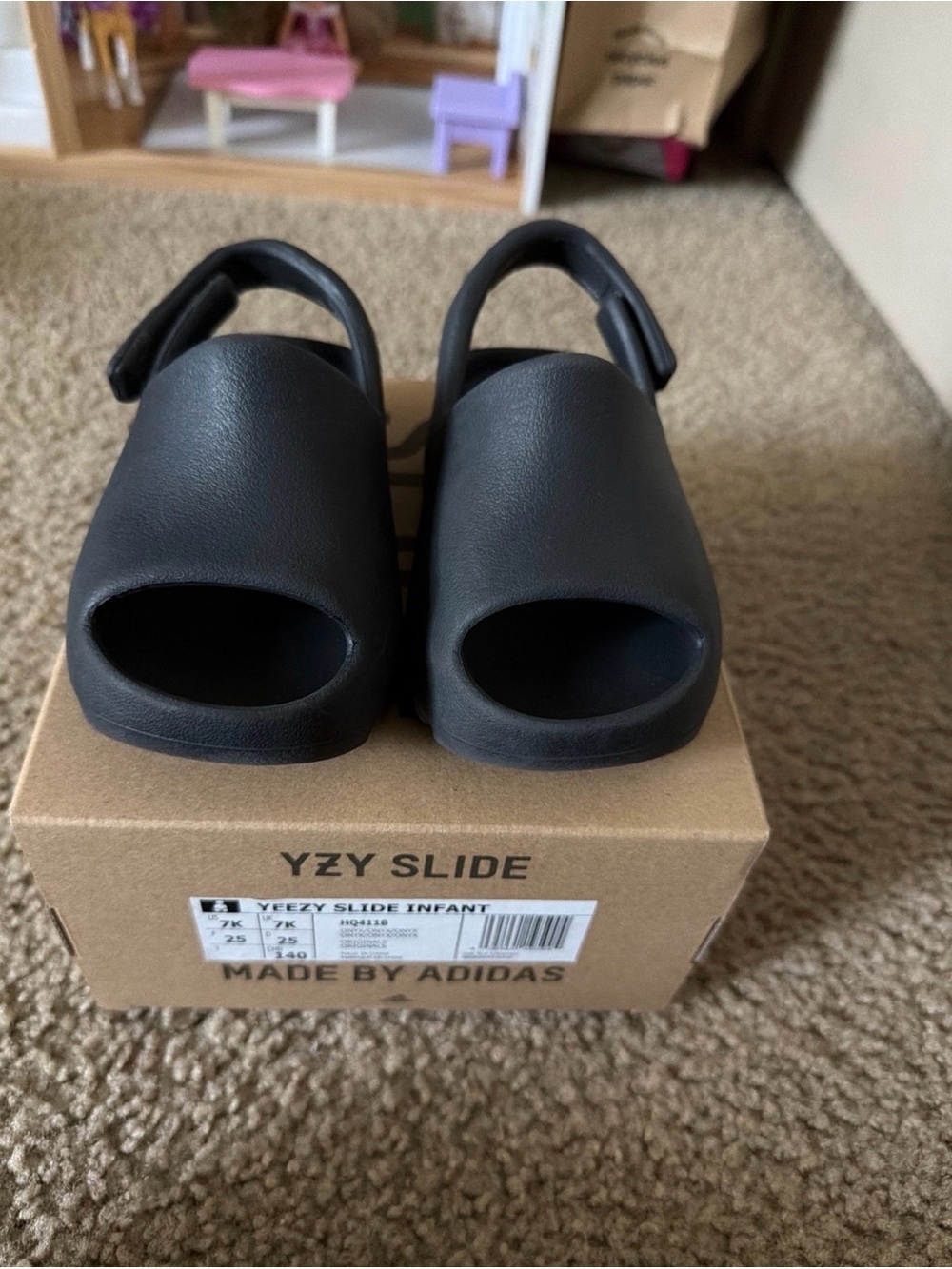Adidas Yeezy Slide Infant - 7K Black